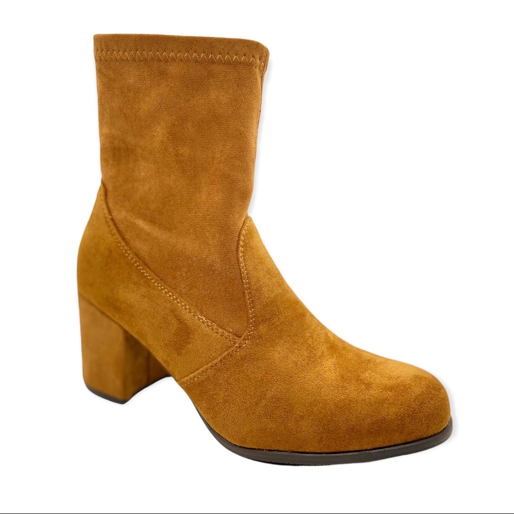 Tan Faux Suede Boots Pierre Dumas Boots